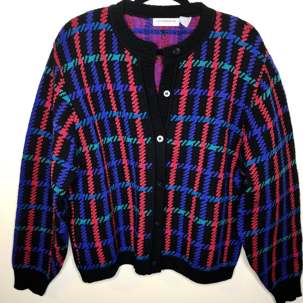Vintage Liz Claiborne Merino Cardigan Sweater